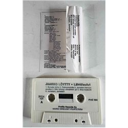 Löytty Jaakko: Lähtölaulut kansipaperi VG , musiikkikasetin kunto EX käytetty kasetti