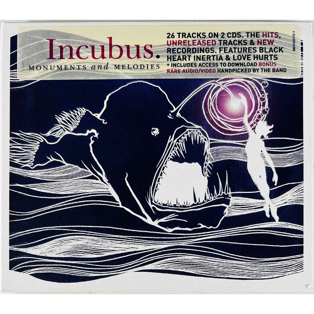 Incubus 2009 88697453172 Monuments and melodies 2CD Used CD
