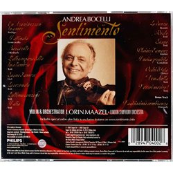 Bocelli Andrea 2002 470 400-2 Sentimento Used CD