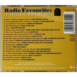 Peggy Lee, Ink Spots, Merry Macs 2002 ECD 3792 Radio favourites (20 original wartime hits) Used CD