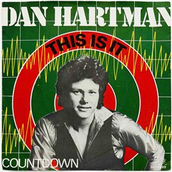 Hartman Dan single 7” This Is It  kansi VG levy EX käytetty vinyylisingle PS