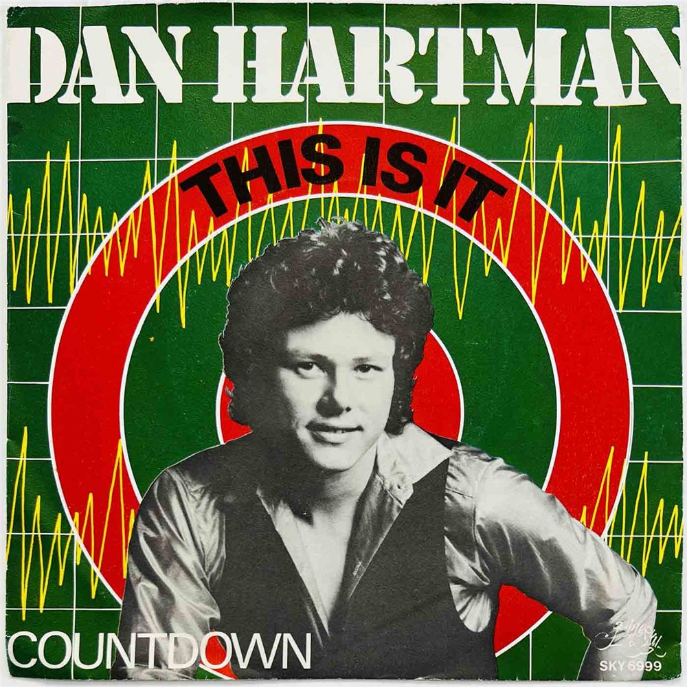 Hartman Dan single 7” This Is It  kansi VG levy EX käytetty vinyylisingle PS