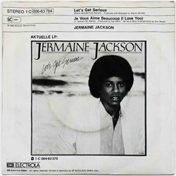 Jermaine Jackson 1980 1C 006-63 784 Let's Get Serious 7” single