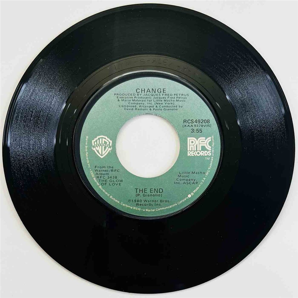 Change 1980 RCS49208 A Lover's Holiday 7” single