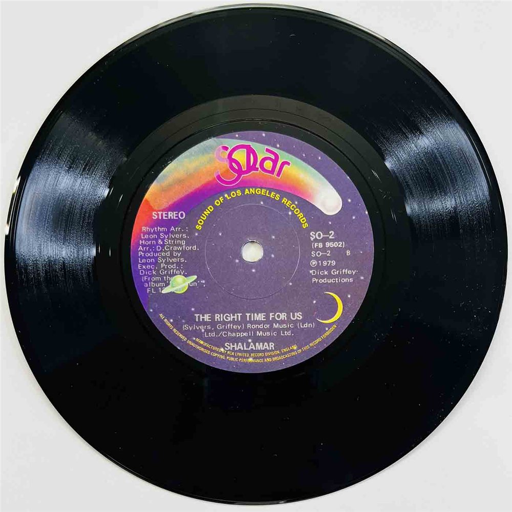 Shalamar 1979 SO-2 Right In The Socket 7” single
