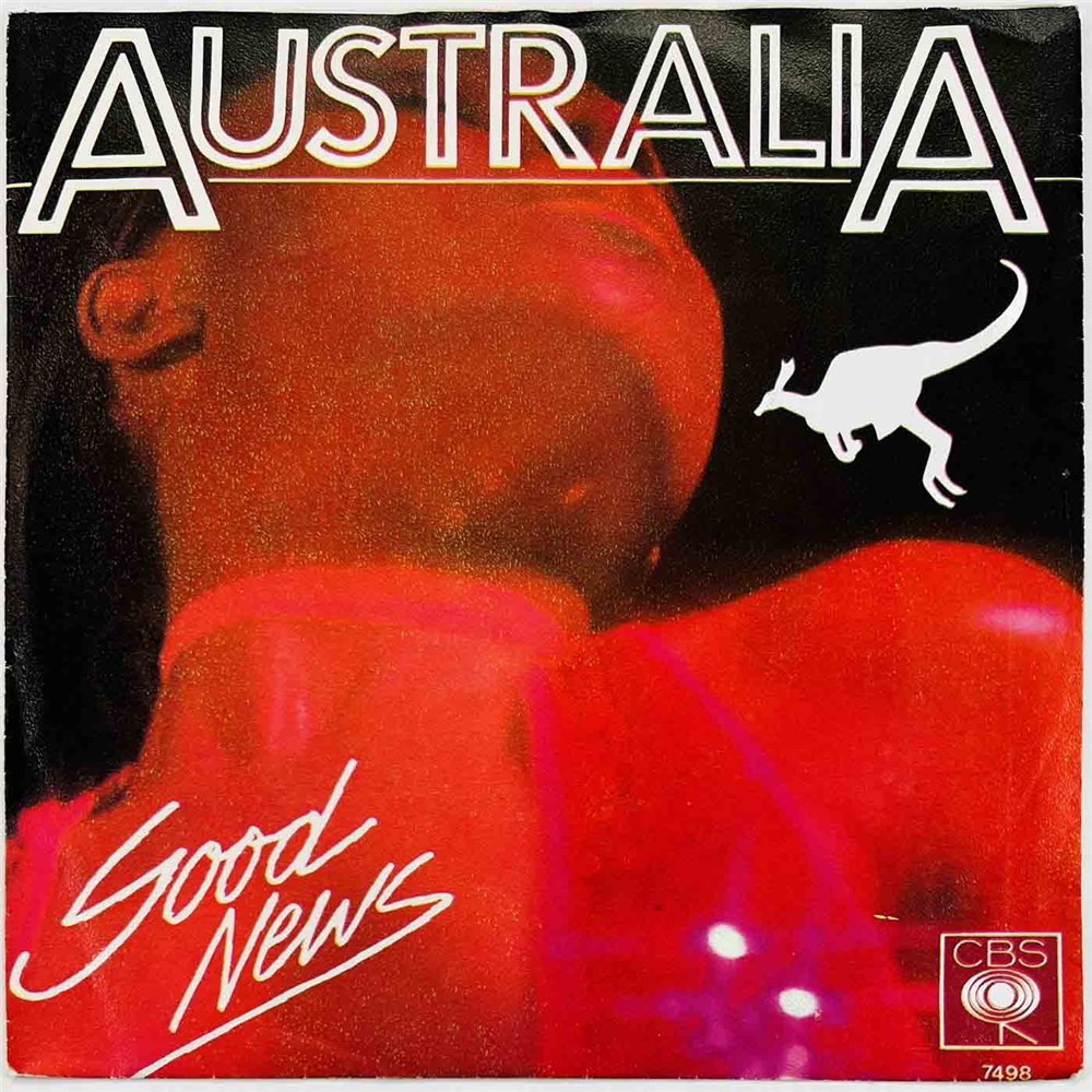 Good News single 7” Australia  kansi VG+ levy EX käytetty vinyylisingle PS
