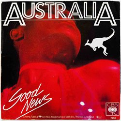 Good News single 7” Australia  kansi VG+ levy EX käytetty vinyylisingle PS