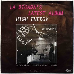La Bionda single 7” I Got Your Number  kansi VG+ levy EX käytetty vinyylisingle PS