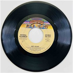 Summer Donna Käytetty 7” ei kuvakantta Hot Stuff  kansi ei kuvakantta levy EX käytetty vinyylisingle