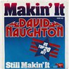 David Naughton single 7” Makin' It  kansi VG+ levy EX käytetty vinyylisingle PS