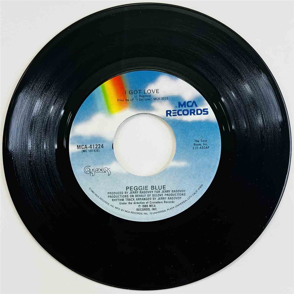 Peggie Blue 1980 MCA-41224 Dancing In The Street 7” single