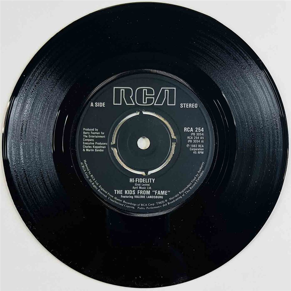 Kids From Fame 1982 RCA 254 Hi-Fidelity 7” single