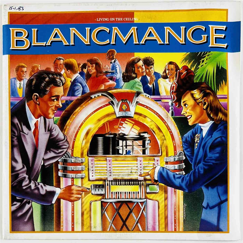 Blancmange 1982 BLANC 3 Living On The Ceiling 7” single