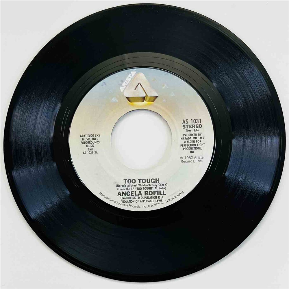 Angela Bofill 1982 AS 1031 Too Tough 7” single