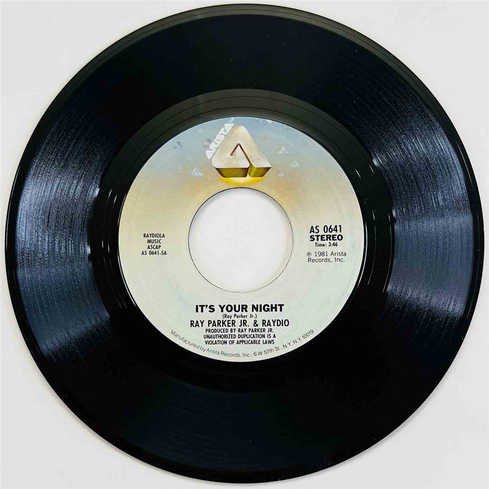 Ray Parker Jr. & Raydio 1981 AS 0641 It's Your Night 7” single