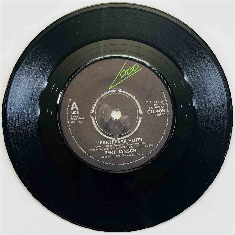 Jansch Bert 1982 GO 409 Heartbreak Hotel 7” single