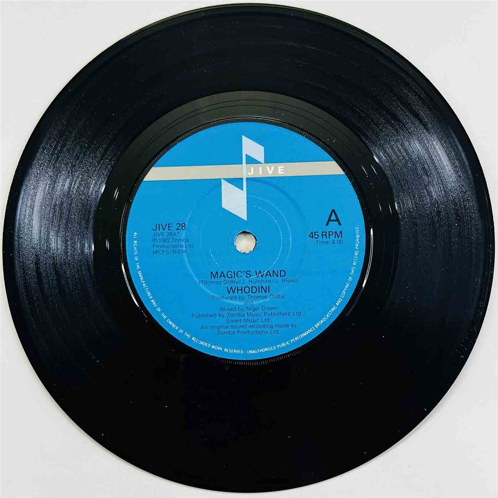 Whodini 1982 JIVE 28 Magic's Wand 7” single