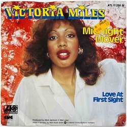 Victoria Miles single 7” Midnight Mover  kansi VG- levy EX käytetty vinyylisingle PS