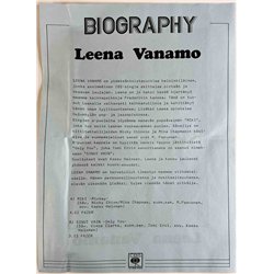 Leena Vanamo 1984 CBSA 3856 Miki -Mickey- 7” single