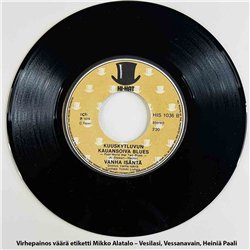 Alatalo Mikko Käytetty 7” ei kuvakantta Vesilasi, Vessanavain, Heiniä Paali  kansi ei kuvakantta levy EX käytetty vinyylisingle