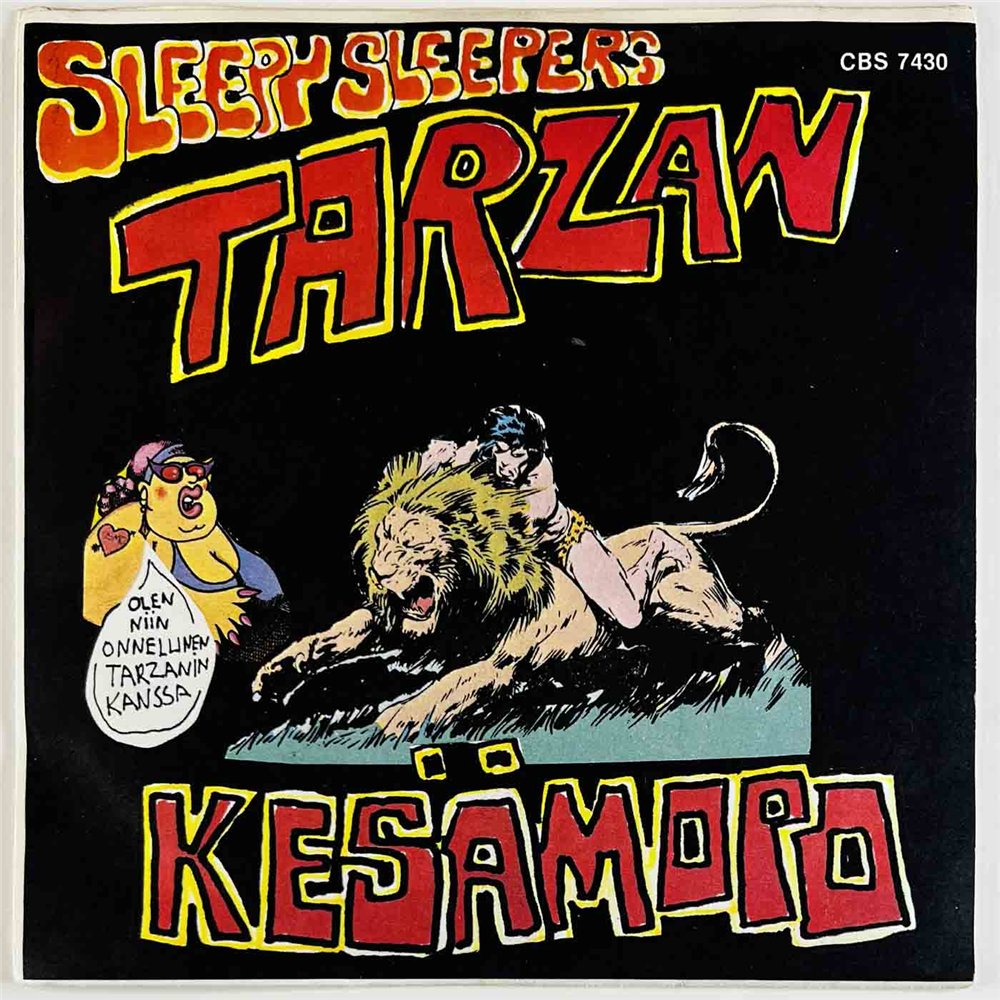 Sleepy Sleepers 1979 CBS 7430 Tarzan 7” single