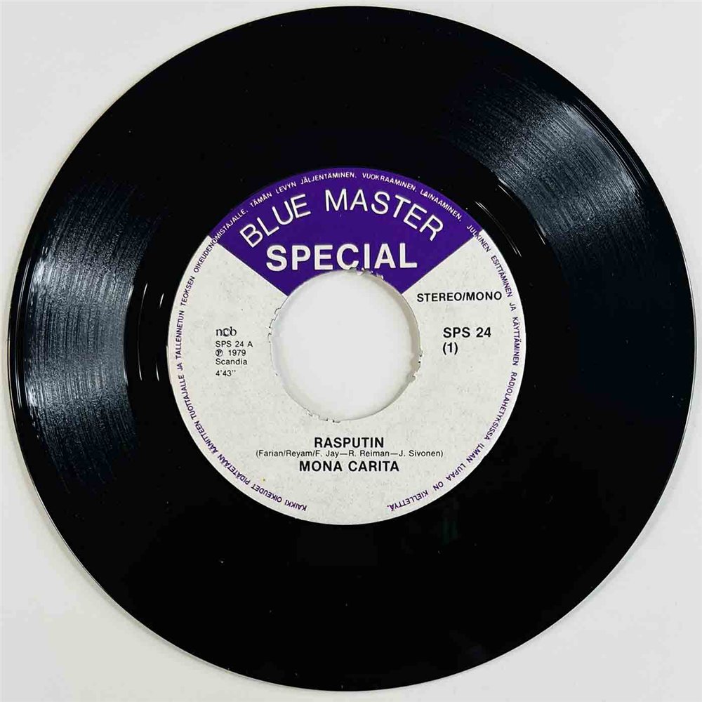 Mona Carita 1979 SPS 24 Rasputin 7” single
