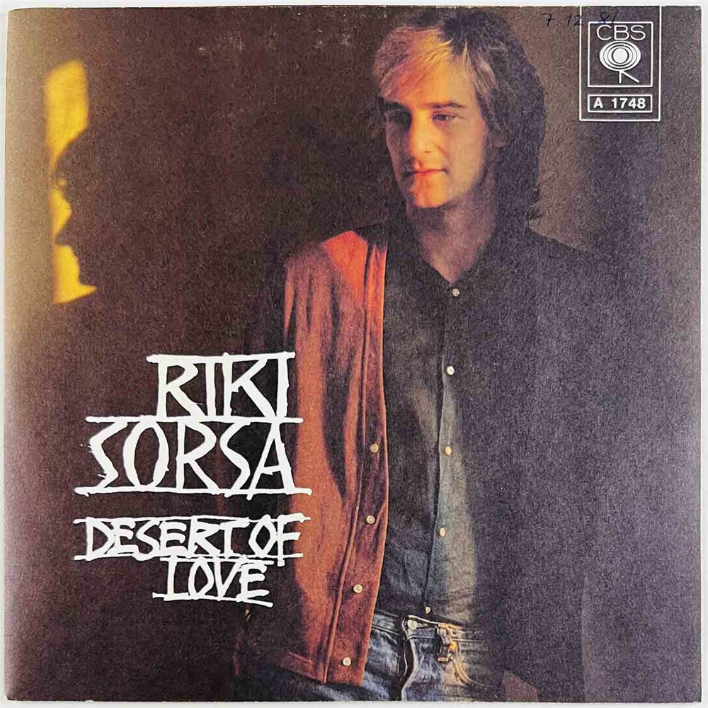 Sorsa Riki 1981 CBSA 1748 Desert Of Love 7” single