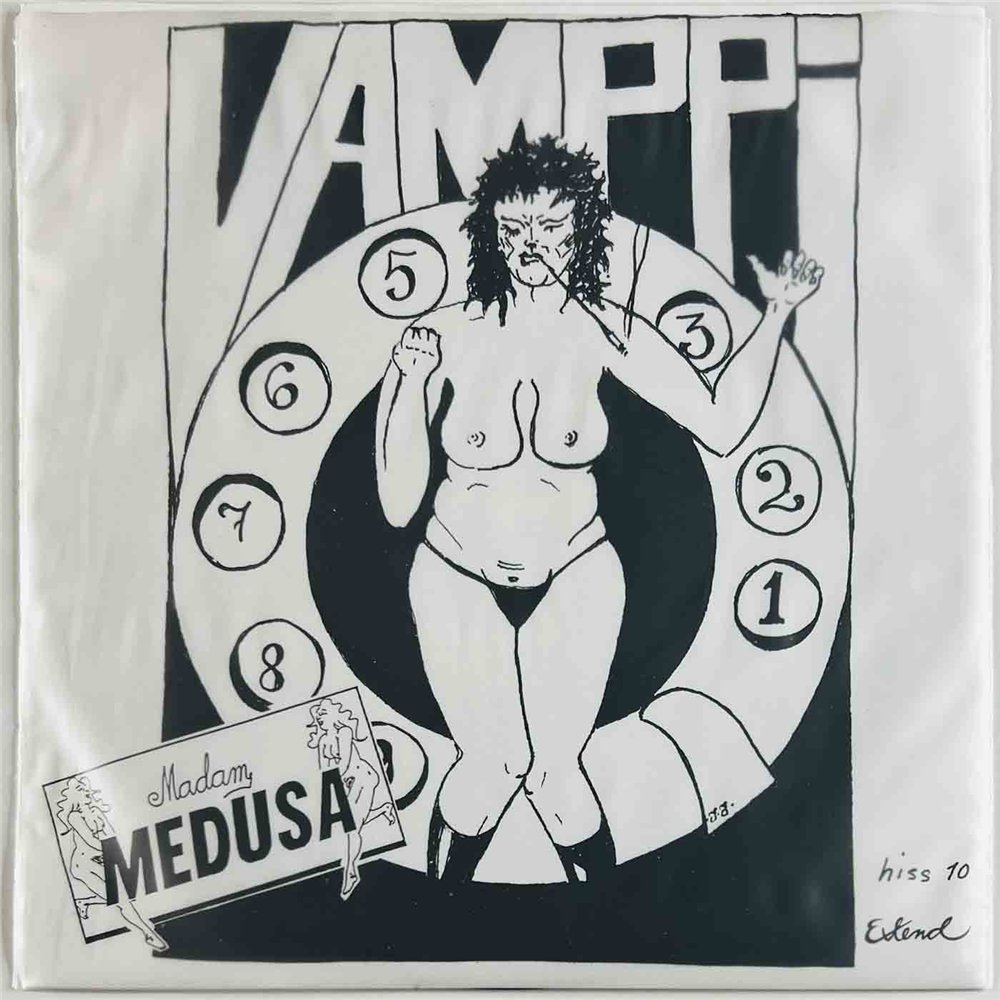 Madam Medusa 1983 hiss 10 Kun Aika Pysähtyy 7” single