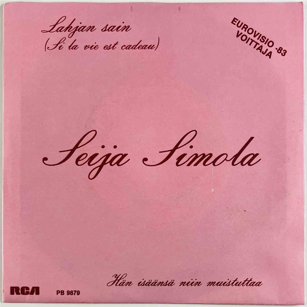 Simola Seija 1983 PB 9879 Lahjan Sain 7” single