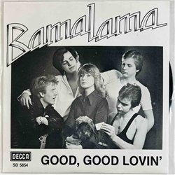 Bamalama, Janne Louhivuori single 7” Good, Good Lovin'  kansi EX levy EX käytetty vinyylisingle PS