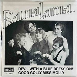Bamalama, Janne Louhivuori single 7” Good, Good Lovin'  kansi EX levy EX käytetty vinyylisingle PS