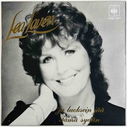 Lea Laven single 7” Ja Luoksein Jää  kansi EX levy EX käytetty vinyylisingle PS