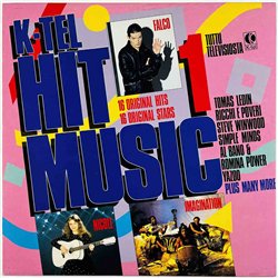 Yazoo, Falco, Tomas Ledin, Blondie LP K-Tel Hit Music 1  kansi EX levy EX- Käytetty LP