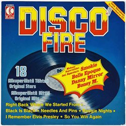 Boney M, Smokie, Belle Epoque LP Disco Fire  kansi VG+ levy EX- Käytetty LP