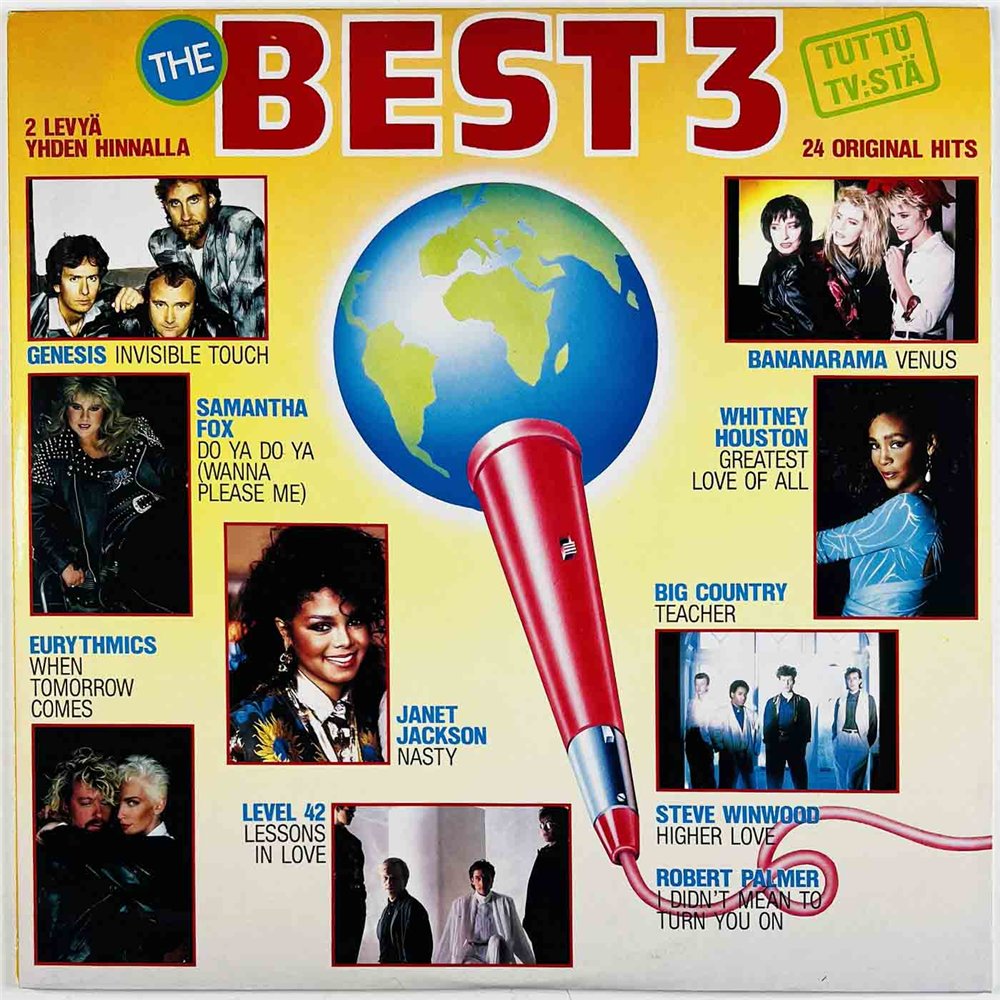 Samantha Fox, Bananarama, Genesis 1986 SOPOL 1011 The Best 3 2LP Used LP