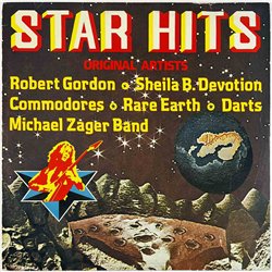 Clout, David Byron, Robert Gordon, Clout LP Star Hits, red vinyl  kansi VG levy EX Käytetty LP