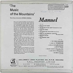 Manuel 1960 SCX 3297 The Music Of The Mountains Used LP