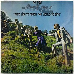 New Seekers LP We'd like to teach the world to sing  kansi VG levy EX- Käytetty LP