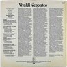 Vivaldi LP Concertos: For Flute, Two Trumpets, Mandoline  kansi EX levy EX Käytetty LP