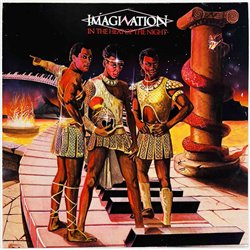 Imagination LP In the heat of the night, suomipainos  kansi EX- levy EX- Käytetty LP
