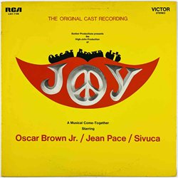 Oscar Brown Jr. / Jean Pace / Sivuca LP Joy  kansi VG+ levy EX Käytetty LP