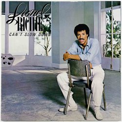 Richie Lionel LP Can't Slow Down  kansi EX- levy EX- Käytetty LP
