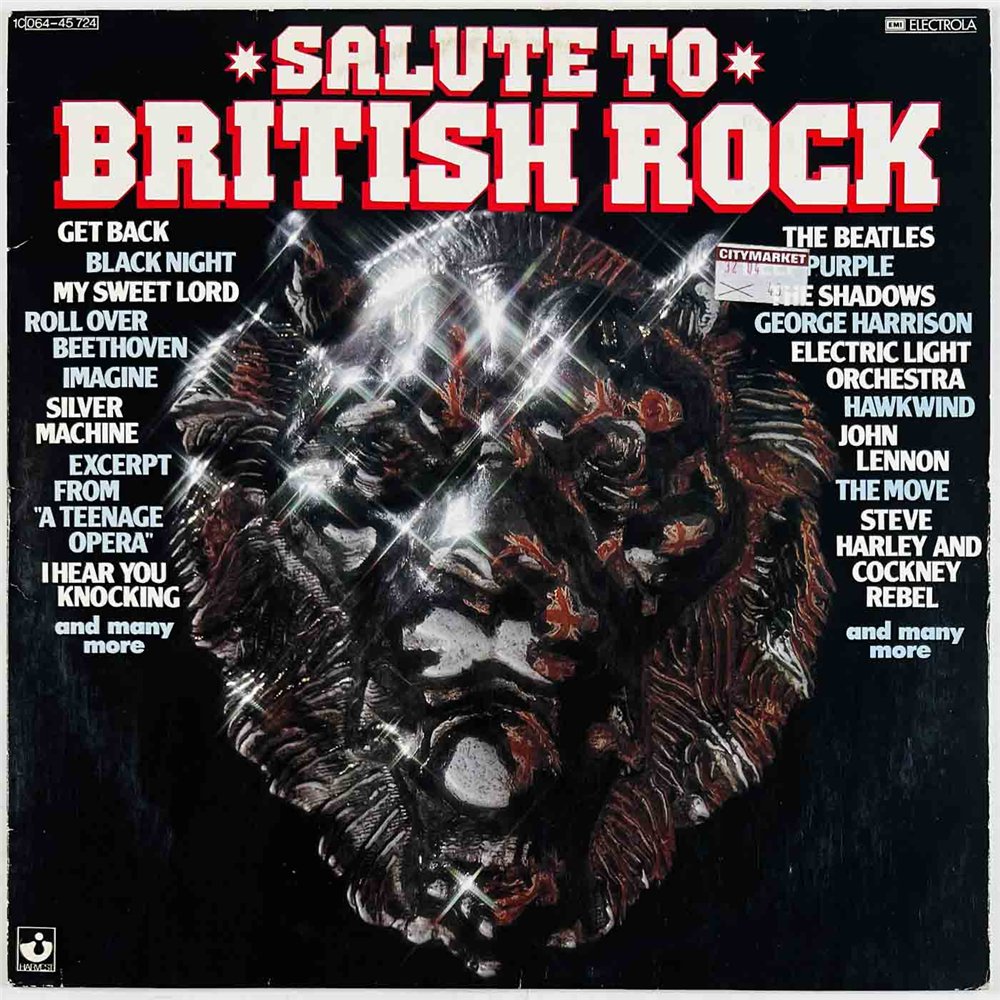 Deep Purple, Beatles, Hawkwind 1979 1C 064-45 72 Salute to British Rock Used LP