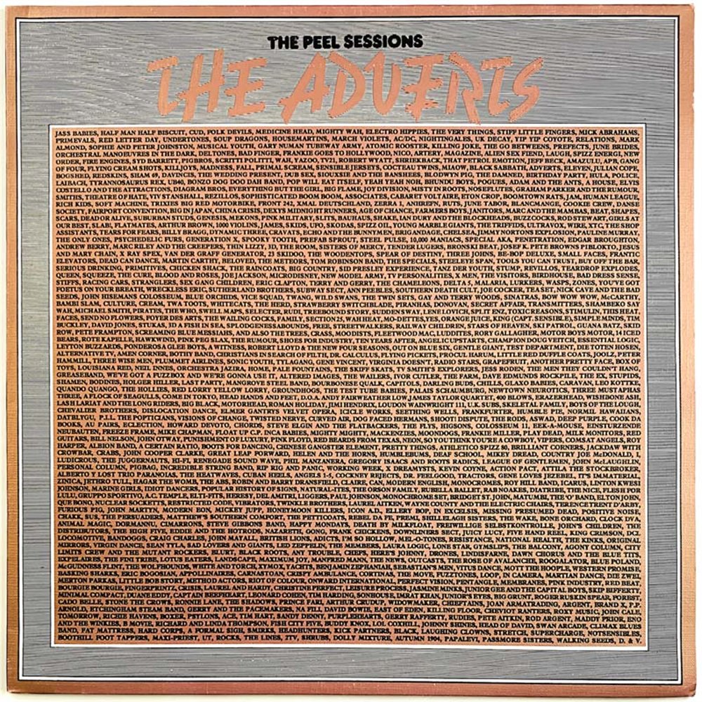 Adverts vinyl LP The Peel Session  kansi EX levy EX Käytetty LP
