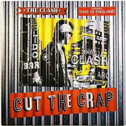 Clash vinyl LP Cut the crap  kansi EX- levy EX Käytetty LP
