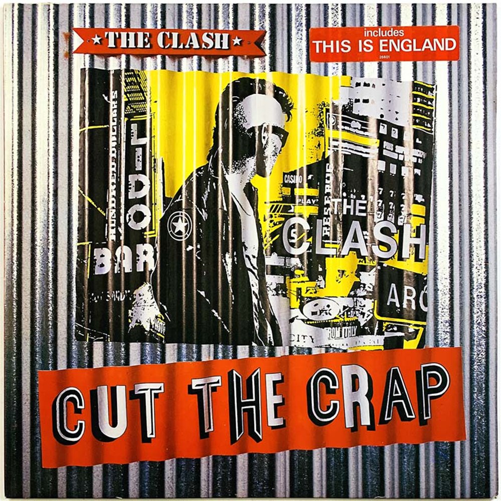 Clash vinyl LP Cut the crap  kansi EX- levy EX Käytetty LP
