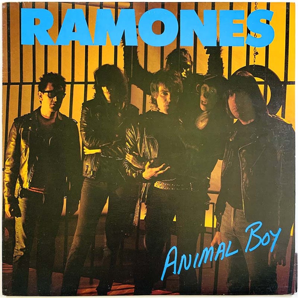 Ramones vinyl LP Animal Boy  kansi EX levy EX Käytetty LP