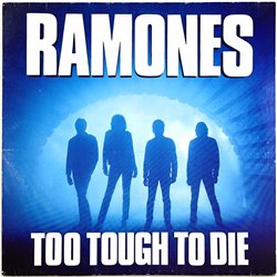 Ramones vinyl LP Too tough to die  kansi VG+ levy EX Käytetty LP