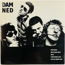 Damned vinyl LP New Rose 12-inch maxi  kansi VG+ levy EX Käytetty LP