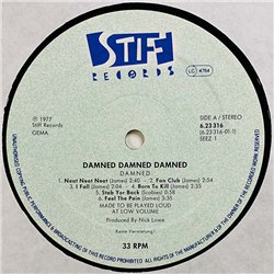 Damned vinyl LP Damned Damned Damned  kansi VG+ levy EX Käytetty LP